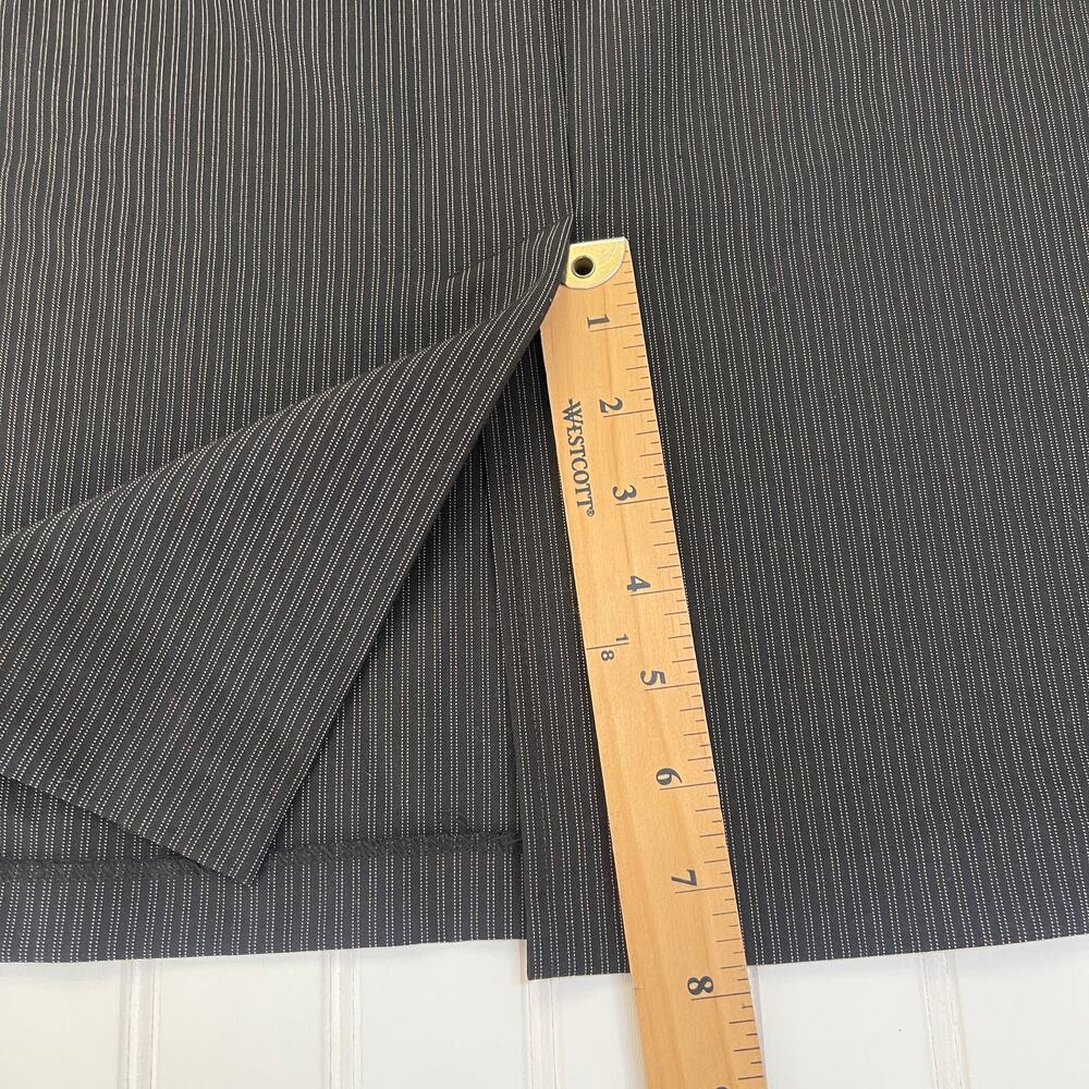 NWT Gap Y2K Vintage Academia Office Wool Blend Pencil Skirt Stripes Womens XL 14 - Picture 9 of 10